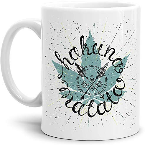 Tasse mit Spruch Hakuna Matata - Kaffeetasse/Mug/Cup - Qualität Made in Germany