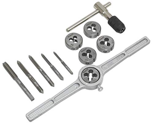 Sealey AK322 12 pc Tap and Die Set - Metric
