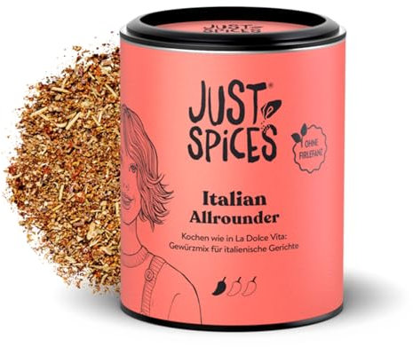 Just Spices Italian Allrounder I Koche italienische Gerichte so lecker wie beim Italiener I Gewürzdose, 57 g