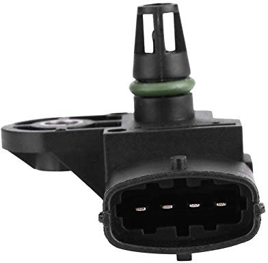 Qiilu 8200375080 8200375977 Sensor MAP Sensor de presión de aire para II Scenic II Laguna II 1.9 dCi