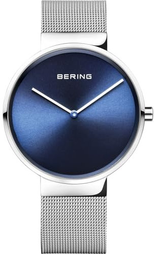 BERING Unisex Uhr Quarz Movement - Classic Collection mit Edelstahl und Saphirglas 14539-007 - 5 ATM