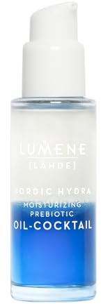 LUMENE Nordic Hydra Feuchtigkeitsspendender präbiotischer Öl-Cocktail | Für dehydrierte Haut und zur Reparatur der Hautbarriere | Mit nordischen Pflanzenölen und Präbiotika | Vegan | 30 ml