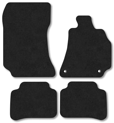 Mercedes CLS (2011-2018) Carpet Car Mats | Black Edge Trim Tailored Fit Floor Mats Full Coverage Protection Accessories Easy Clean Anti Slip Made in the UK