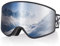 EXP VISION Skibrille, Snowboard Brille für Brillenträger Herren Damen Erwachsene Schneebrille OTG Anti-Nebel Skibrillen UV-Schutz Kompatibler Helm