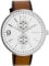 Oozoo Herrenuhr mit Lederband 46 MM Weiß/Braun C7076