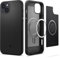Spigen Mag Armor MagFit Hülle Kompatibel mit iPhone 14 Plus Kompatibel mit MagSafe Magnetisch Case Handyhülle -Matte Black