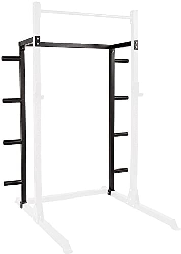 GYM MASTER GM2 Half Power Rack Squat Cage with Optional Weight Storage and Spotters - Storage System Only