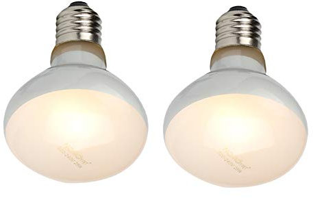 Jufjsfy 2 Paket Reptile Uvb Uva Wärme Lampe für Reptilien Wirklich Sonnenähnliche Hitze für Reptilien, Amphibien und Vögel (100 W)