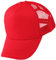 Alsino Trucker Mesh Cap Retro Basecap Käppi Cappy Mütze Unifarben - verstellbare Größe - Pull On Verschluss, Farbe wählen:rot