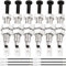 MKBKLLJY 6Pcs 12V DC 20A Door Pin Switch Momentary Universal Adjustable Car Bonnet Alarm Light Hood Switch with Terminal Wires