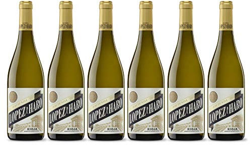 Hacienda López de Haro -Vino Blanco D.O Rioja - 6 botellas de 75 cl.