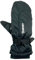 Swany Softy 2.3 Damen-Fäustlinge, warm, isoliert, langlebig, flexibel, Toaster-Lederhandfläche, Wintersport, Schwarz, Größe L