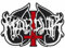 Marduk - Logo Shape Aufnäher/Patch, Black Metal