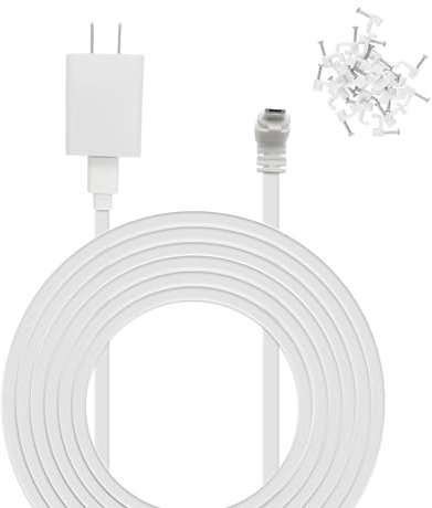 Ladekabel Ersatz für Arlo Pro/Pro 2/Arlo Go Netzadapterkabel, 6,8 m