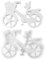 kerzenformen zum gießen, 3D silikonform Kerzenform Fahrrad Kerzengießformen 1 Stück, Silikonformen Gießformen Fahrrad kerzen selber machen Tischdekorationen und -dekorationen (Fahrrad)