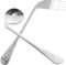 PATKAW 1 Juego De Utensilios Adaptables De Acero Inoxidable Para Zurdos Cuchara Compensada Tenedor Utensilio Curvo En Ángulo Cubiertos De Autoalimentación Para Adultos Mayores