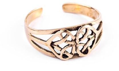 Windalf Zehen-Ring TIALTU 7 mm Keltischer Knoten-Schmuck Bronze
