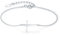 SILBERTALE 925 Sterling Silber Kreuz Armband für Frauen Zierliche Glaube Armbänder Religiöse Perlenkette Armbänder Konfirmation Geschenke