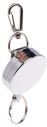 BEBIKR Ecarteur de pêche pour porte-clé enrouleur câble acier rétractable Full M