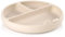 Jané Plato BLW Bebé con Compartimentos y Ventosa, Libre de BPA, Silicona, Compatible con Esterilizadores, Microondas, Horno, Color Beige