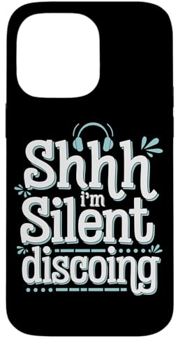 iPhone 14 Pro Max Silent Disco Party Wireless Headphones Dance Vibes Tee Case