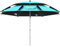 FLNOZAMZ Parapluie de pêche avec Fourche au Sol, Parasol Anti-Pluie Double Couche, Rotation Universelle réglable à 360 °, pour terrasse de Plage (Lake Blue 252cm)