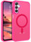 GaoBao Cover per Samsung Galaxy A15 5G 6,5”[Compatibile con Magsafe] Custodia Opaco Magnetica Sottile e Traslucida, tezione Antiurto e Antigoccia, tettiva Anti-Im nta (Rosa Caldo)