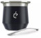BALTHŌ - Mate argentino de acero inoxidable (taza yerba mate.) Térmico con doble capa de acero,resistente y aislante (vacuum insulated), con bombilla (17cm). Liviano y resistente. (230ml). (Negro)