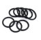 GuidNaurys 10 Stück 0,5 mm CS Schwarz NBR O-Ringe 5 mm bis 20 mm Innendurchmesser Dichtungsring Dichtung 0,5 mm Drahtdurchmesser Öldichtring Dichtung Dichtung undicht(ID 14mm)