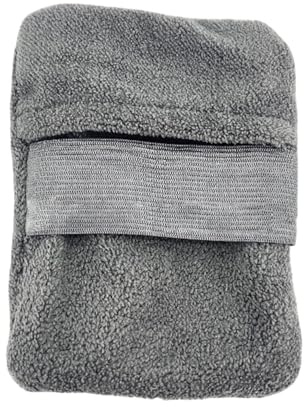 Perfeclan Sand Removal Bag Wipe Cleaner Compact Skin Friendly Beach Accessories Sand Wipe Off for Water Sports Outdoor Recreation, Gray, L