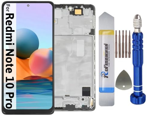 It'Go Pantalla completa INCELL para Xiaomi Redmi Note 10 Pro LCD pantalla táctil de repuesto con herramienta negra con marco de alta calidad