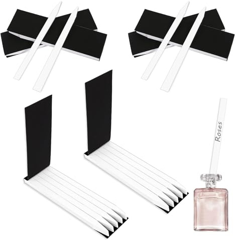prota 600 Stück Parfüm Teststreifen, Duft Tester Papier, Duftriechstreifen Parfüm Tester Streifen Dufttester Papier Rechteckiges Aromatherapie für Düfte Ätherische Öle