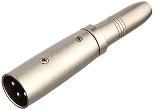 Adam Hall Connectors 7853 - Adaptateur Jack 6,35 mm stéréo femelle vers XLR mâle