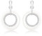 Tuscany Silver Damen - Ohrringe Sterling-Silber 925 Rundschliff Zirkonia 8.58.8249