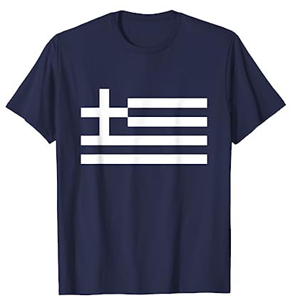 Griechenland Flagge Cooles Griechisch Ellada Flaggen T-Shirt