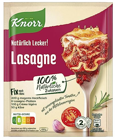Knorr Fix Würzmischung, Lasagne, 43 g