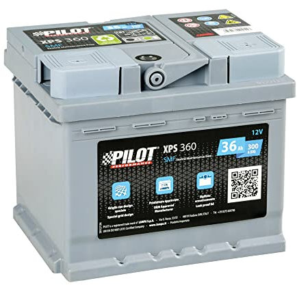 PILOT XPS360 Batteria 12V SMF - 36 Ah - 300 A