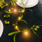 Artificial Olive Garland Fake Fruit Olive Berries with LED String Light Green Willow Leaves Hanging Plants Vine Fairy Light for Wall Wedding Arch Party Table Decor(2 Pack, Green Olive String Light)