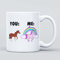 You- Horse Vs Unicorn- Me Animal Joke Large Heavy Duty Ceramic Novelty Funny Coffee Mug, Cup for Men & Women, Girls & Boys – Gift for Birthday, Leaving, Teacher, Christmas - Work Colleague