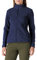 Outdoor Ventures Damen Fleecejacke mit Durchgehendem Reißverschluss Stehkragen Frauen Leichte Fleece Sweatjacke Warme Damenjacke für Laufen, Wandern und Freizeit Navy Blau M