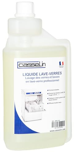 Lot de 6 - Liquide de lavage pour lave-verres 1L-CL6LLLV1L