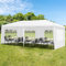 RELAX4LIFE Tonnelle de Jardin Extérieur 3x6 M avec 4 Parois Amovibles, Barnum 3X6 en PE Imperméable, Sac de Transport, Protection Solaire, Montage Facile pour Fête Mariage (3x6 | 4 parois)