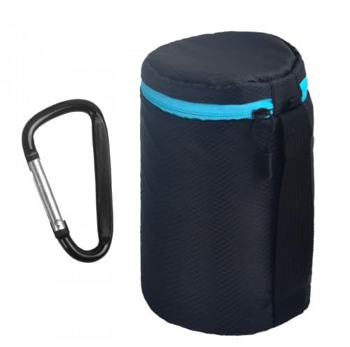 Fundas para Set de Objetivos con Hebilla, Funda de Lente Acolchada Gruesa Resistentes al Agua, Fundas Objetivos con Cierre Estuches Protectores para Lentes para Proteger la Lente de la Cámara (M)