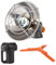 Chauffage au gaz piézo portable - En acier inoxydable - Réservoir supérieur - Chauffage d'extérieur - Chauffage de camping - Utilisation facile