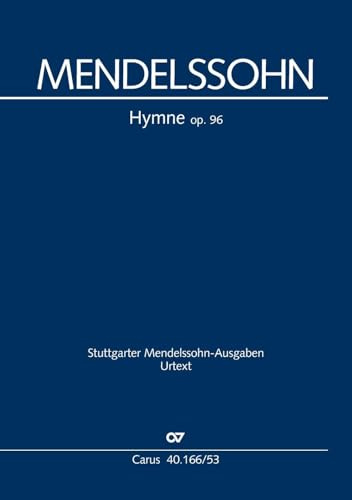 Hymne (Klavierauszug, auch Orgelauszug): Drei geistliche Lieder und Fuge (Orchesterfassung), op. 96