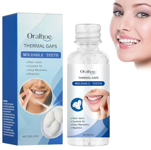 OFFCUP 30g Kit Otturazione Denti, Cemento per Denti, Kit di Granuli di Riparazione dei Denti, Riparazione Denti Kit Di Riempimento Temporaneo Dente per Otturazioni Cavità e Denti Scheggiati
