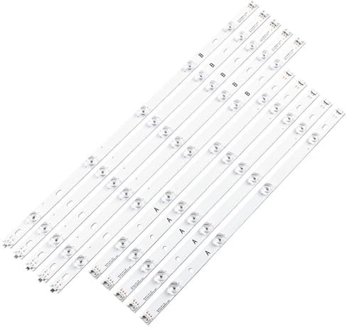 RCTGPGJAC 5 Paia/Set 6V2W Lente Quadrata LED TV Barra di Retroilluminazione di Riparazione Compatibile for LG 50LB Direct 3.0 50INCH 50LB561V 50LB563U 50LB565U 50LB5500