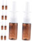 10 Piezas Botella de spray atomizador señor pulverizador de nariz botella exprimible nasal botella de lavado de nariz botella de bomba nasal botellas nasales la mascota Marrón