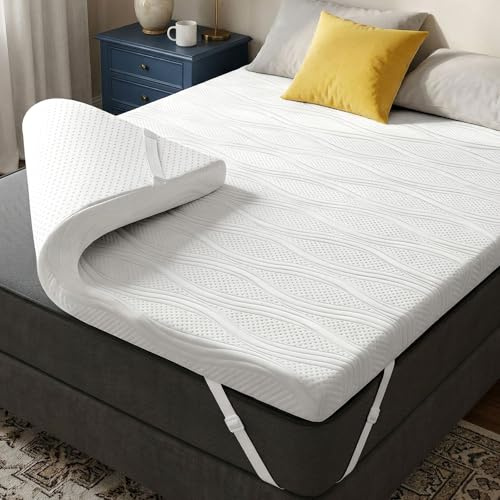 Treeboy Matratzen Gel Topper 90X200Cm Mattress Matratzentopper 7cm Hoch | Matratzenauflage Matratzenschoner Spannbettlaken Tatami Matte Atmungsaktiv Schlafsofa Ergonomischer H2/H3 Waschbar Öko-Tex