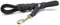 IDC Color & Gray gumierte Leine, 14 mm x 3 m ohne Schlaufe, Schwarz-Grau